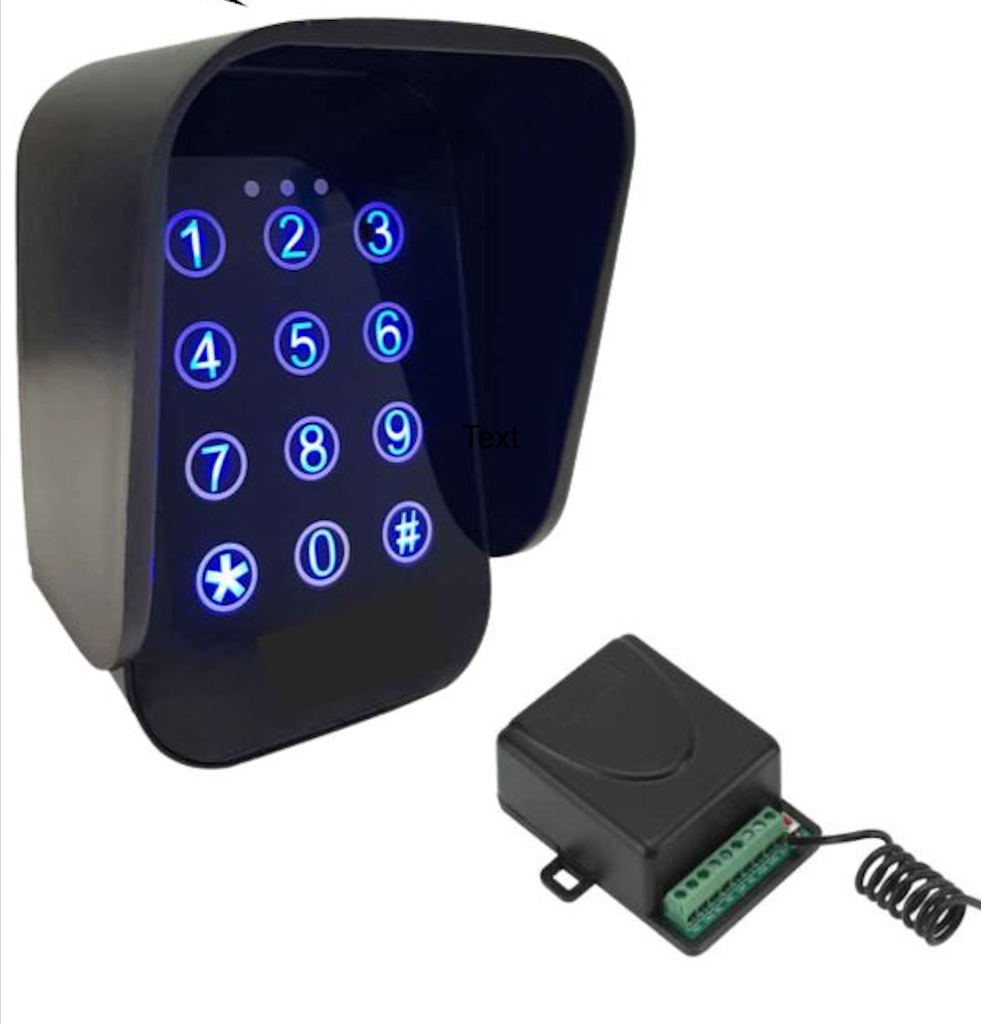 Universal Wireless Keypad Waterproof for any Gate Motors and Garage ...